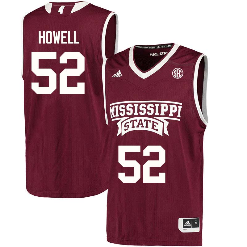 Men #52 Bailey Howell Mississippi State Bulldogs College Basketball Jerseys Sale-Maroon